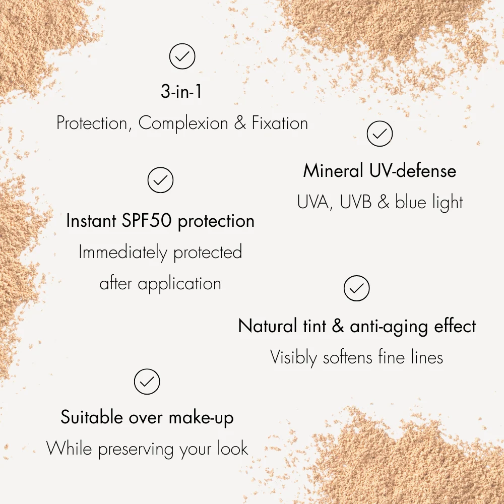 Marc Inbane Tinted SPF50 Powder Dark - Afbeelding 4