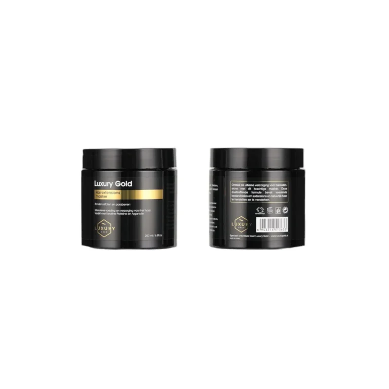 Luxury Gold Hairextensions Masker met arganolie